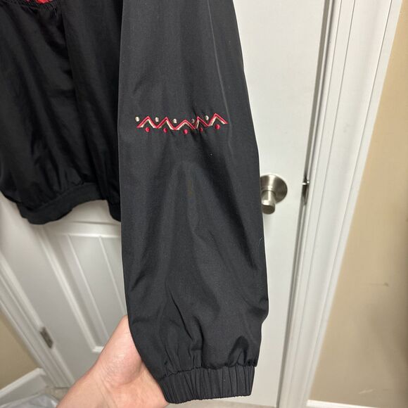 Vintage Pebble Beach ProAm Golf Windbreaker Bomber Style Jacket L Abstract AOP - Picture 5 of 5